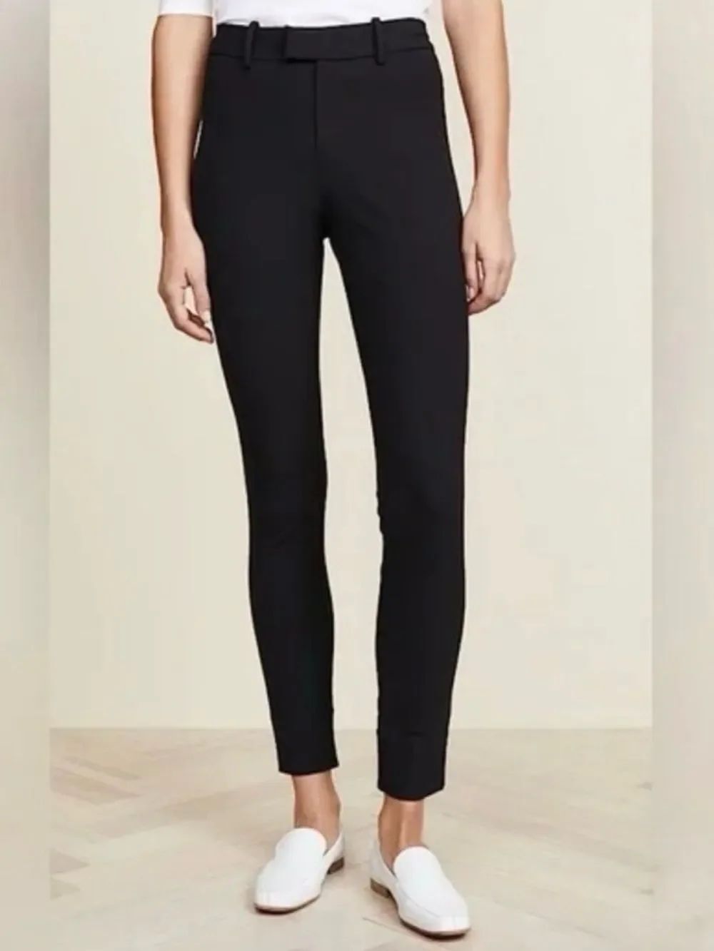 AYR The Arrow Skinny Pants Black Cropped Ankle Stretch High Rise Women’s Size 10